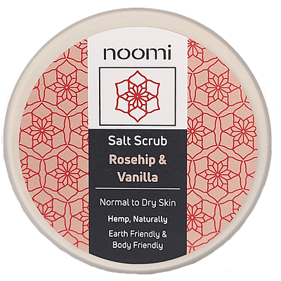 Vanilla & Rosehip Salt Body Scrub - 200 ml